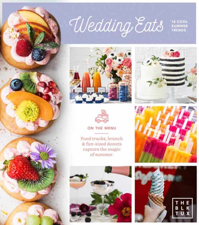 Summer Wedding Food Trends