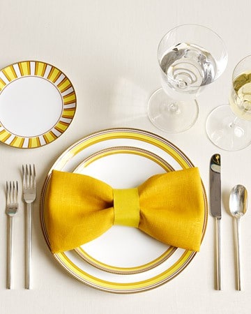 Charming Bow Napkin Fold How-To: Southern Lady Magazine