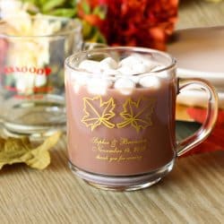 Fall Wedding Favors Personalized Coffee Mug