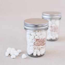 Fall Wedding Favors Personalized Mason Jar