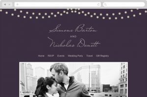 Minted Free Wedding Website