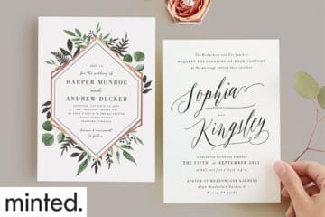 Wedding Giveaway from Minted