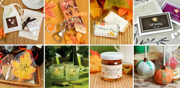 Fall Wedding Favors - WeddingVibe.com