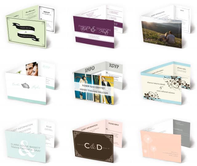 All-In-One Wedding Invitations - WeddingVibe.com