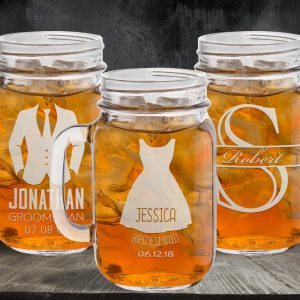 personalized mason jars