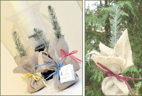 Green Eco Friendly Wedding Favors