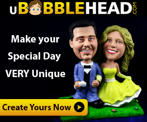 Create your custom Wedding Bobbleheads Today!