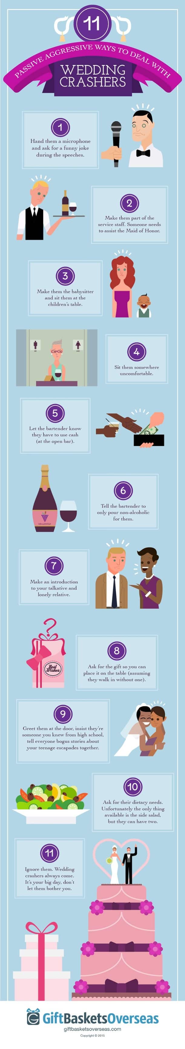 11 Ways to Deal with Wedding Crashers