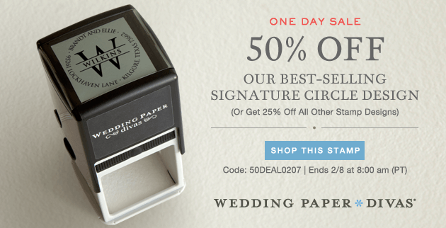 50 Custom Address Stamp WeddingVibe